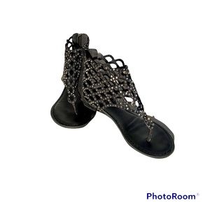 Zigi Soho | Melaa Caged Flat Thong Sandals